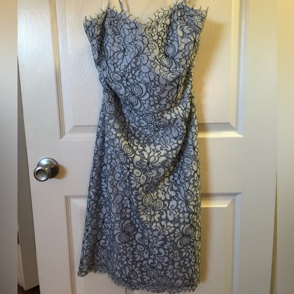 ABS Collection Lace Dress Baby Blue